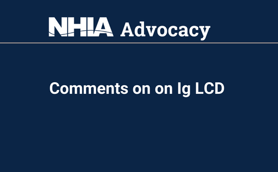 NHIA Submits Comments on Ig LCD