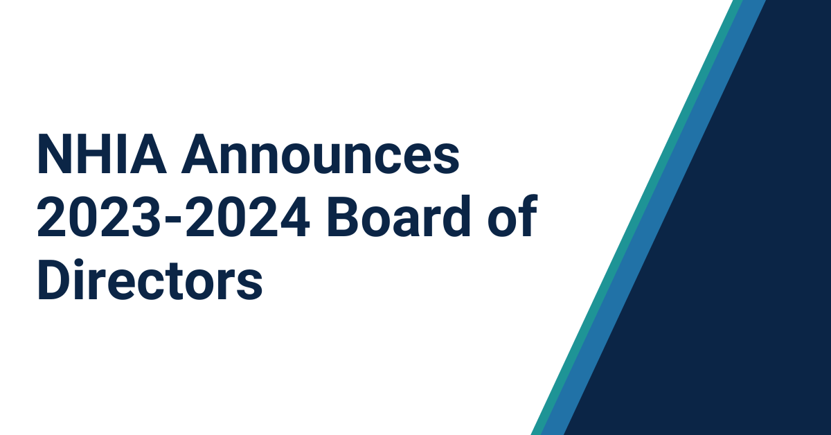 NHIA Announces 20232024 Board of Directors National Home Infusion